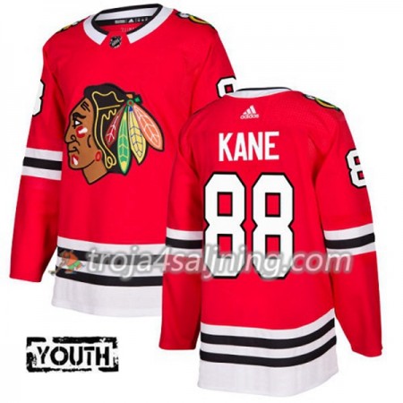 Chicago Blackhawks tröja Patrick Kane 88 Röd 2017-2018 Adidas Authentic - NHL Tröjor Barn